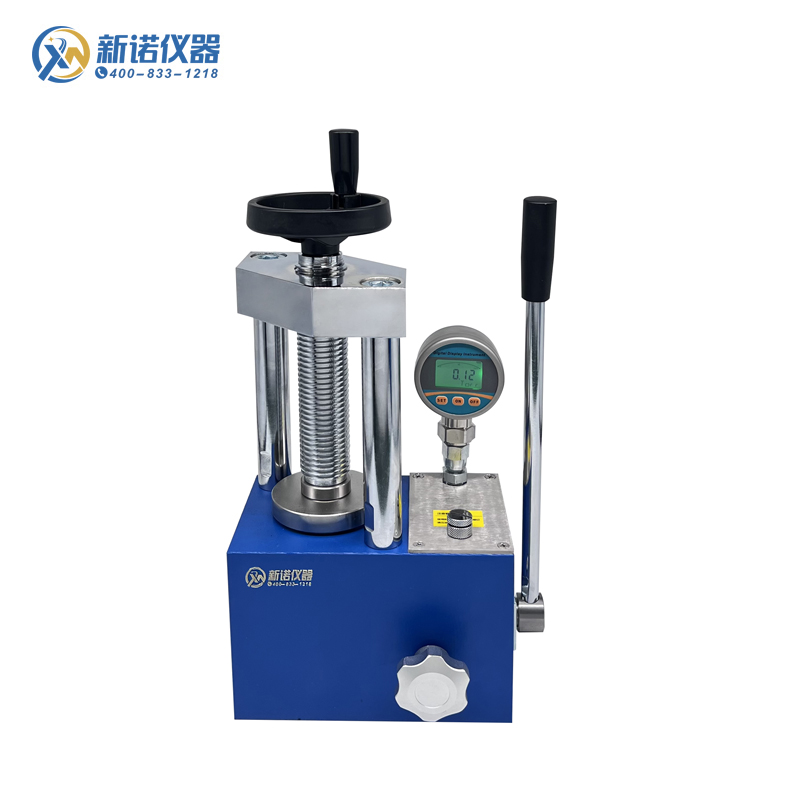 SYP-12BS型 数显红外粉末压片机 12吨压片机 新诺压片机